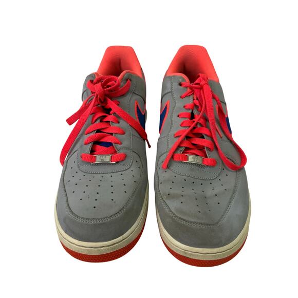 Nike Air Force 1 Low Men’s Sneakers sz 13 Wolf Gray Game Royal Punch #M123 - Picture 7 of 7